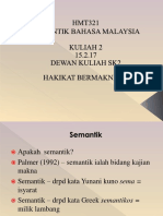 2 - KULIAH 2 - Hakikat Bermakna