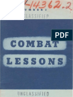 Army Combat Lessons Feb 1942