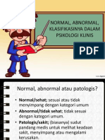 3 Konsep Normal Dan Abnormal Klasifikasi Gangguan Jiwa