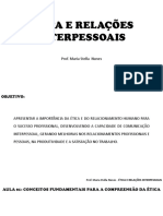 Aula 01 - Ética e Relações Interpessoais PDF