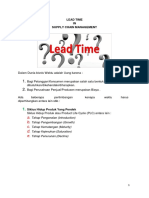 Lead Time Dalam Supply Chain Management