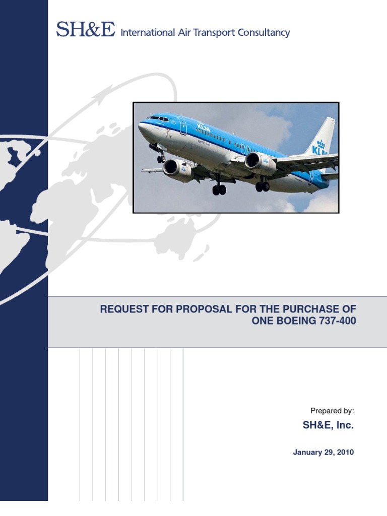 RFP for Boeing 737-400 Aircraft Sale | PDF | Request For Proposal ...