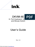 Dkvm-8E: 8-Port Keyboard, Video, and Mouse Switch