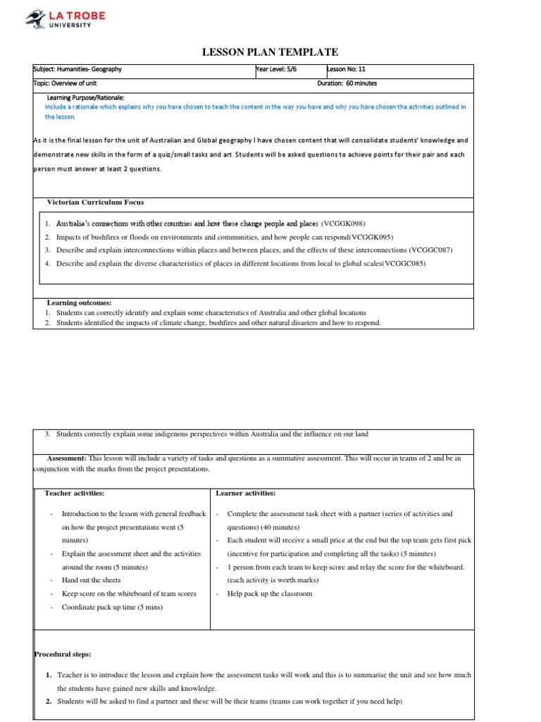 Lesson Plan Template Docx