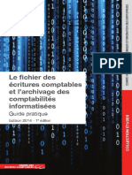 Guide Pratique Fichier Des Écritures Comptables FEC Et Contrôle de Comptabilités Informatisées