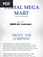 Vishal Mega Mart Ppt