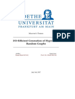 IO Efficient Generation of Hyperbolic Random Graphs