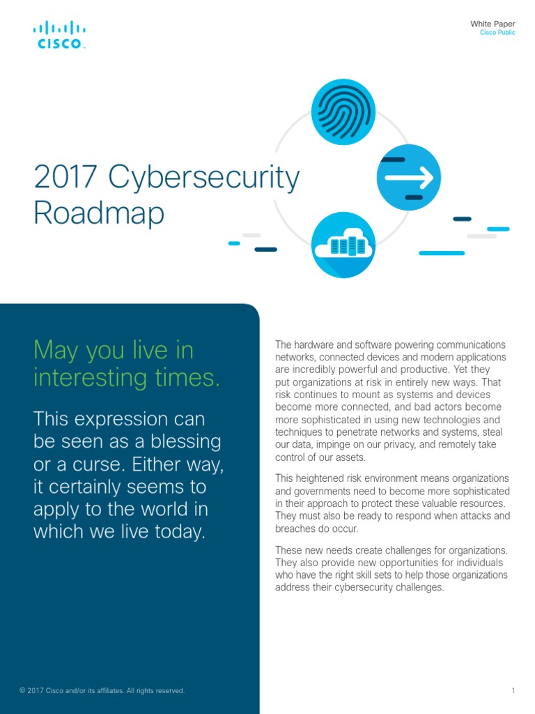 Cyber Security Roadmap Cisco Certifications Online Safety & Privacy