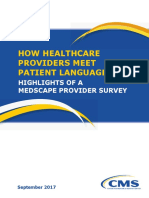 CMS OMH How Healthcare Providers Meet Patient Language Needs