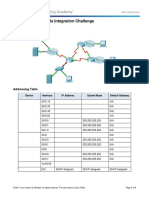 1.3.1.3 Packet Tracer - Skills Integration Challenge