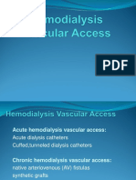 Vascular Access and Complication