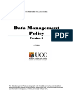 Data Management Policy