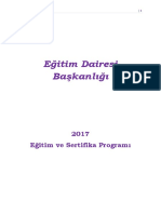 Tse Eği̇ti̇m Programi 2017 PDF