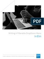 Writing A Filterable Dropdown Menu in Elm