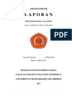 Laporan Praktikum 5 Argentometri