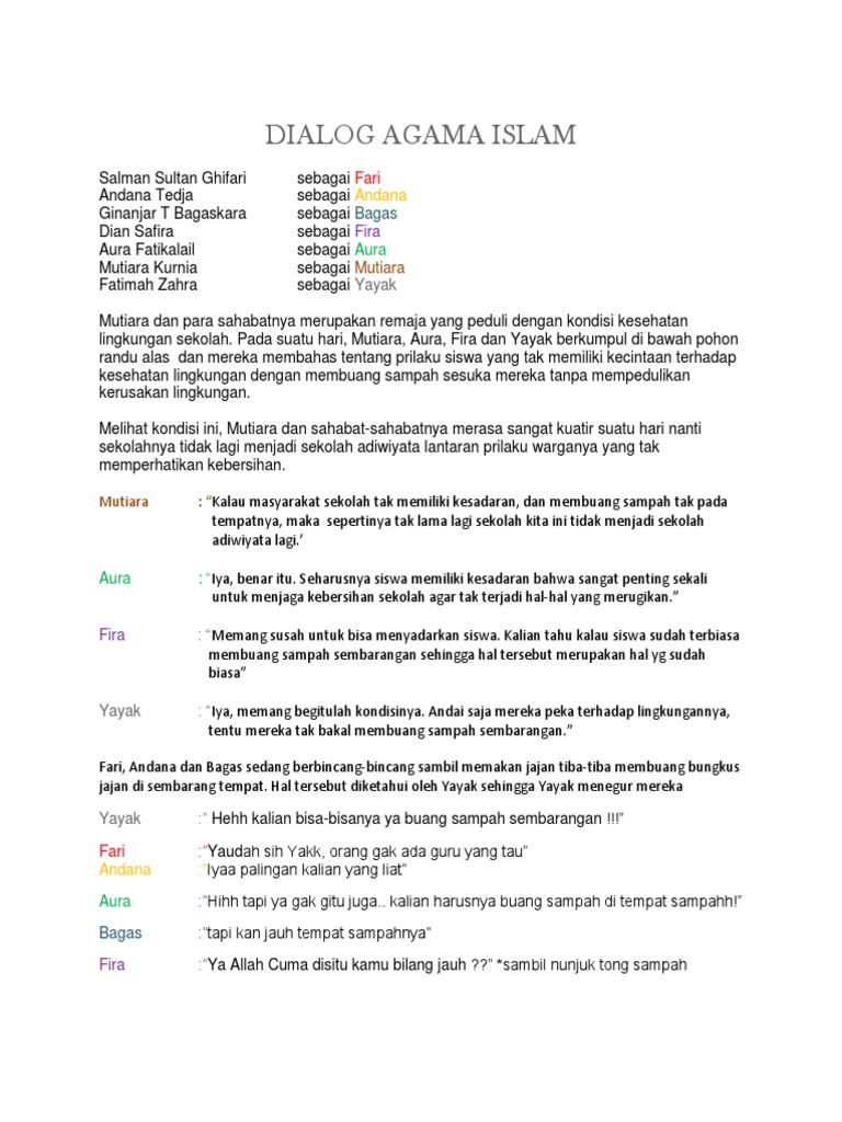 Dialog Agama Islam | PDF