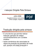 Traducao Dirigida Sintaxe