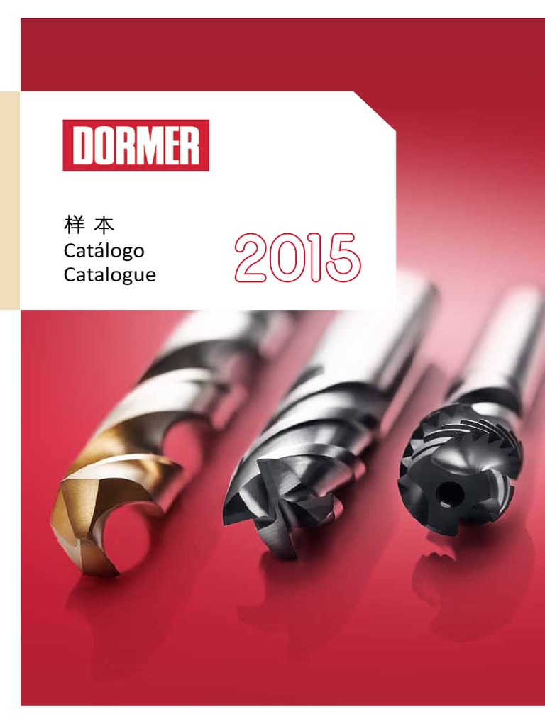 Dormer Product Catalogue PDF | PDF | Titanium | Manmade Materials