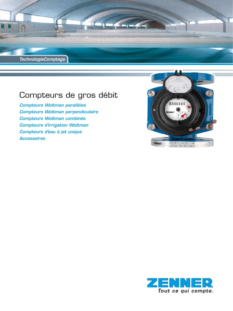 Compteur Zenner | PDF | Turbine | Forage