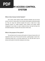 Door Access Control System