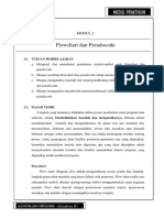 Modul 2 - Flowchart Dan Pseudocode Program Materi