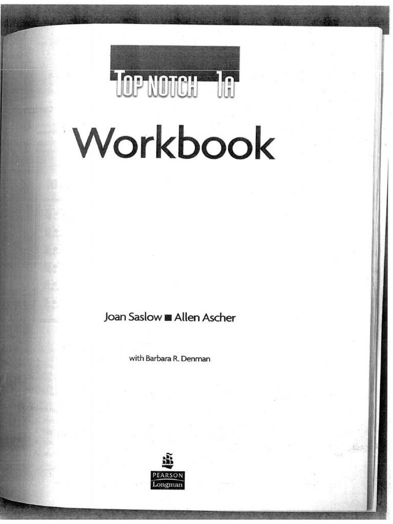 Libro Grupo Top Notch 1A 2da y Ultima Parte PDF PDF