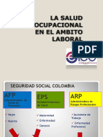 La Salud Ocupacional en El Ambito Laboral