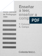 Colomer. Enseñar A Leer, Enseñar A Comprender PDF