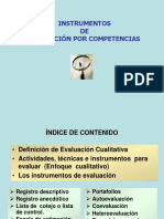 Instrumentos de Evaluacion Por Competencias