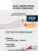 2.2.3.2 Pemeriksaan Laboratorium Pada Diatesis Hemoragik