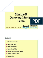 Module 08 Querying Multiple Tables
