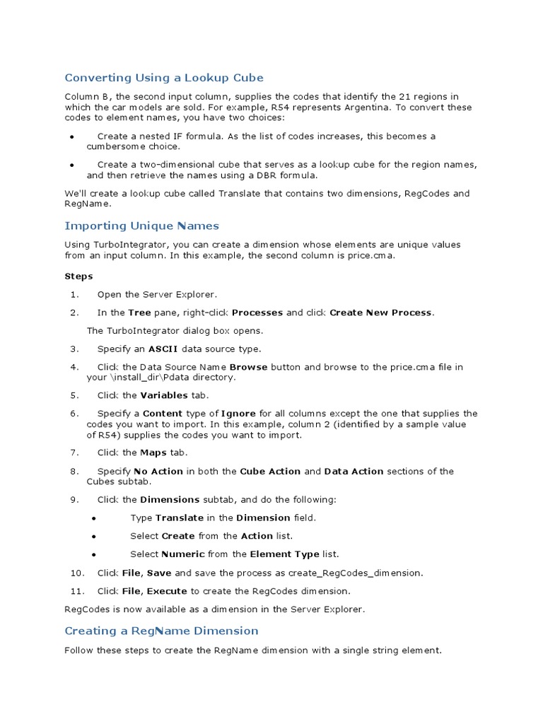 DBR Formula for Region Code Lookup | PDF | Double Click | Computing