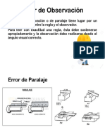 Error de Observacion