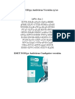 Licencias ESET NOD32 Antivirus Versión