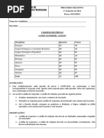 Prova Superior Inglês