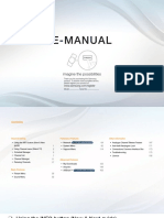 Samsung TV Manual LX5DVBEU1A-ENG PDF
