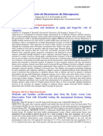 Selección de Resúmenes de Menopausia Semana Del 5 Al 11 de Noviembre de 2014