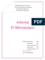 Informe Microscopio