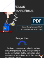 Sistem Transdermal Pasif