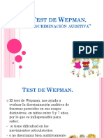 Test de Wepman Adulto