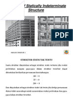 Analysis of Statically Indeterminate Structure: Analisis Struktur 3