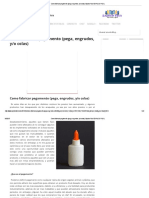 Como Fabricar Pegamento (Pega, Engrudos, y - o Colas) Explico Fácil EXPLICO FACIL PDF