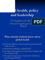 Global Health, Leadership and Policy - 20170928