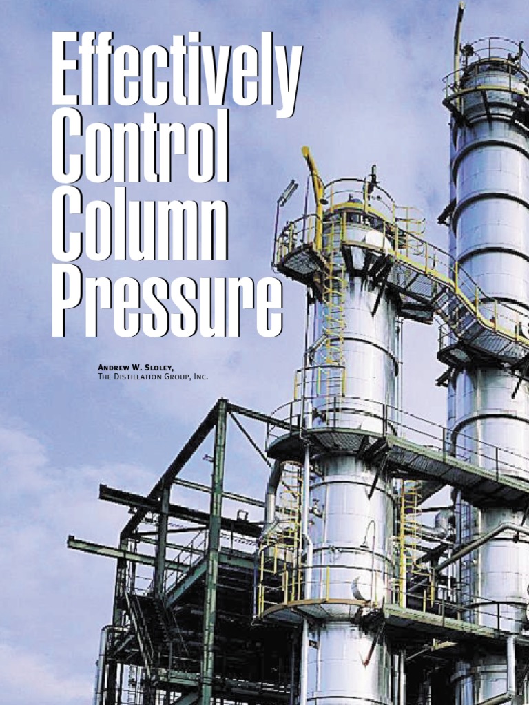 Distillation Column Pressure Control Methods | PDF | Distillation | Liquids