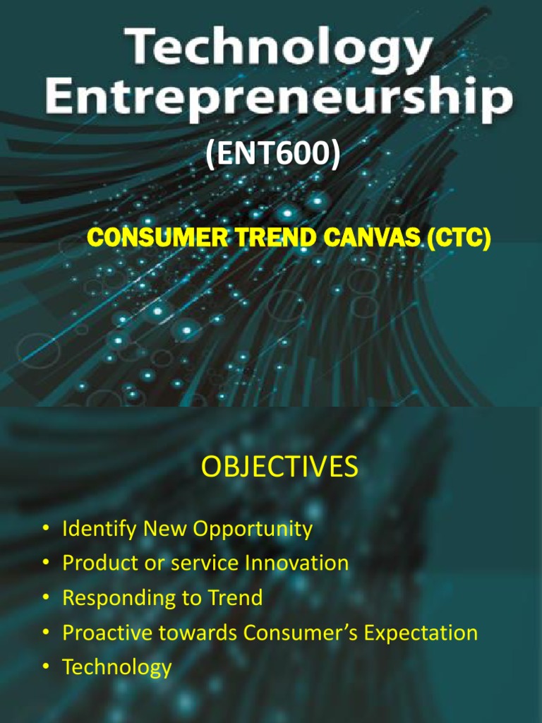 Consumer Trend Canvas Framework | PDF | Consumer Behaviour | Innovation