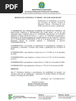 028 - Aprova Alteracao Da Resolucao 289 -Afastamento Para Estudos e Qualificacao