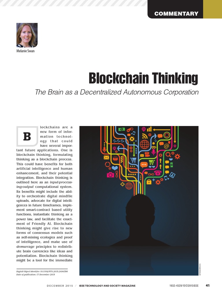 Blockchain and Brain PDF | PDF | Artificial Intelligence | Intelligence ...