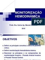 Aula Monitorização Hemodinâmica Profa. Carina