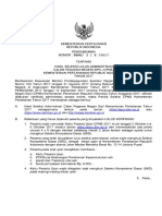 Pengumuman Seleksi Adm Cpns Kemhan 2017 PDF