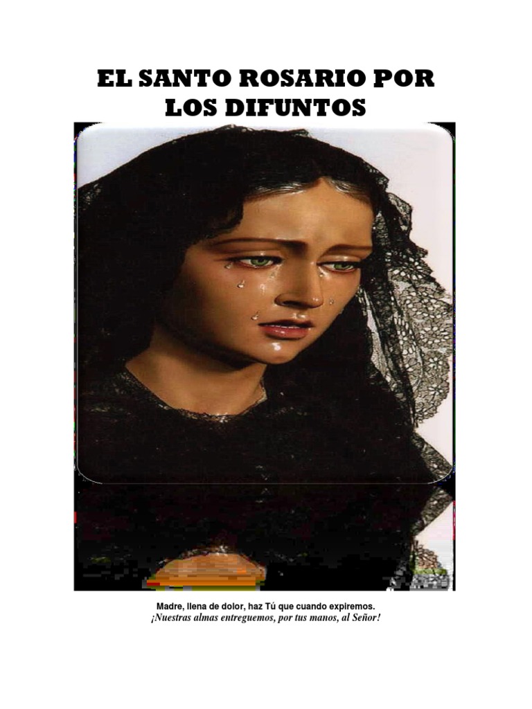 Rosario Para Difuntos Viernes 28 Marzo 2025 